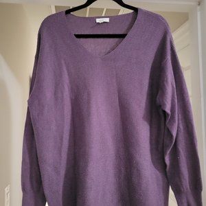 Purple V-Neck